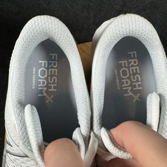 New Balance White Athletic Shoes - Picture 7 of 8